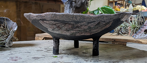 grande coupe tripode 